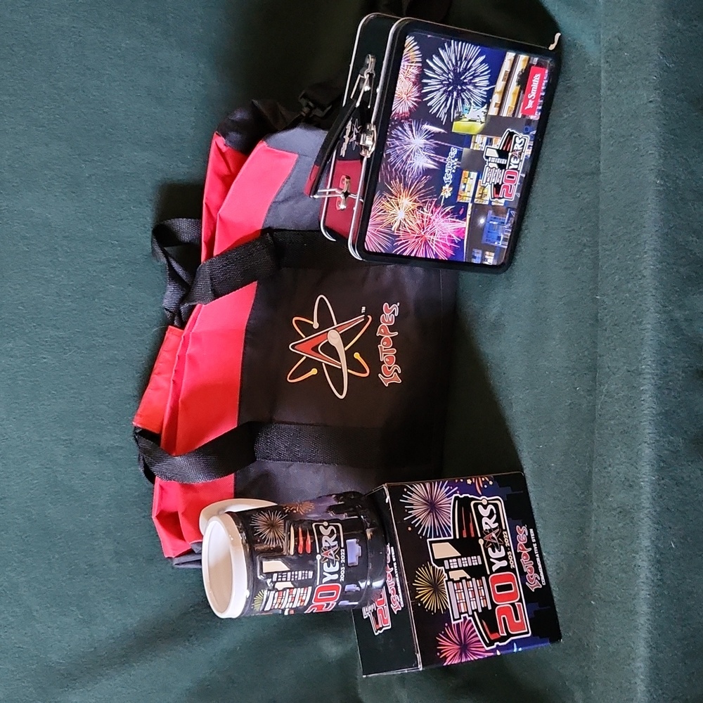 Albuquerque Isotopes stein, lunchbox, duffle